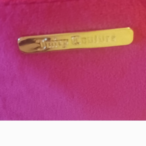 JUICY COUTURE Hot Pink Velvet 2-way Backpack Purse - Picture 3 of 6